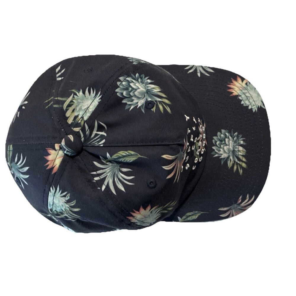 Jetty Supply Co Hat Cap Coastal Goods Snapback Tropical Blue Floral Print Unisex